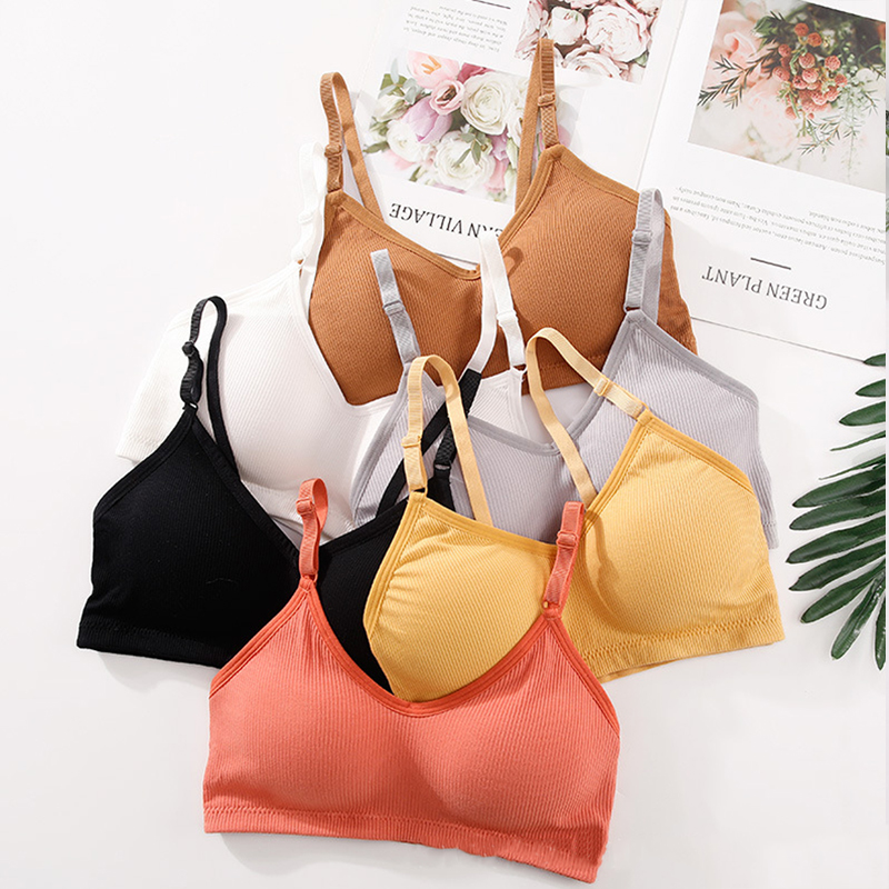 Sleep Bra Bralette - บราไร้โครงสำหรับฤดูร้อน บราไร้ตะเข็บสำหรับผู้หญิง บราเซ็กซี่แบบกันกระแทก บราสำหรับเล่นกีฬา เสื้อกล้ามสำหรับนอน ชุดชั้นใน
