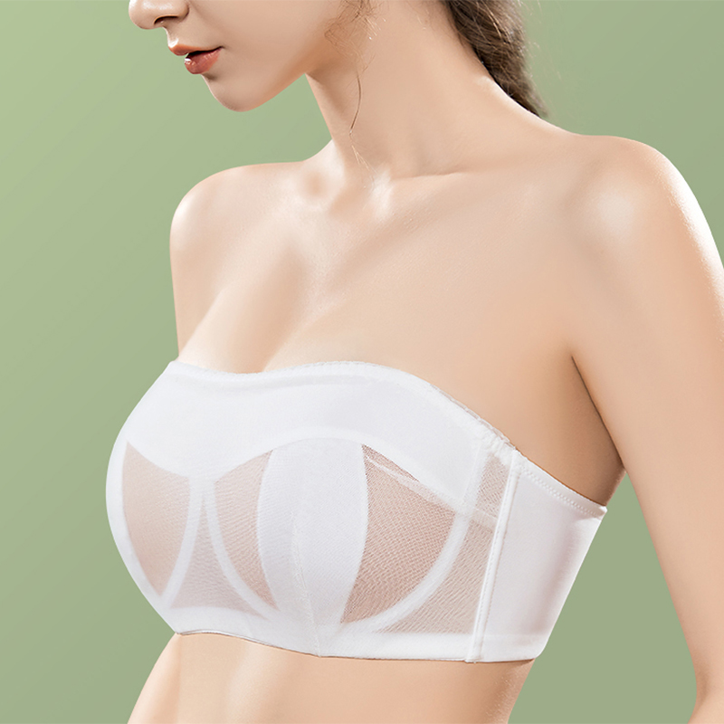 Demi Bra Balconette - ยกทรงไม่มีสายรัดสำหรับผู้หญิงโปร่งใสคลุมเต็มรูปแบบลูกไม้ใต้ลูกกรงที่มองไม่เห็น balconette bralette 36 38 40
