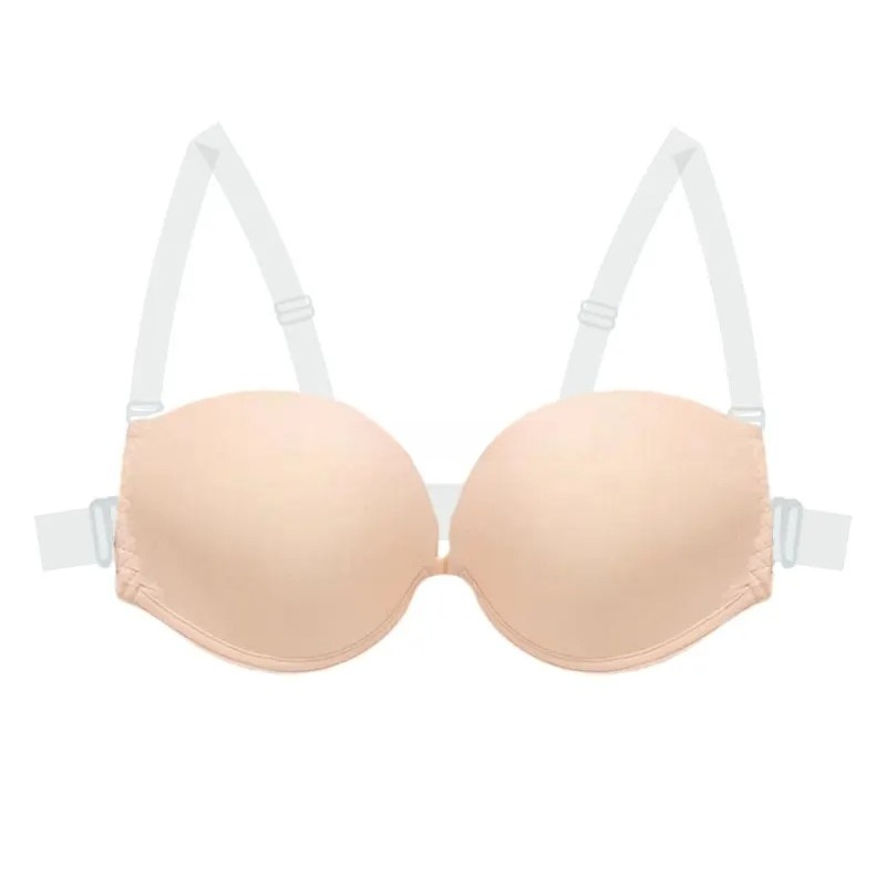 Convertible Bra Multiway - บราไร้สายแบบหลายสาย - บราเล็ตแบบซ่อนได้พร้อมสายรัดใสแบบถอดได้ สำหรับชุดเจ้าสาว ชุดราตรี ชุดชั้นในเซ็กซี่