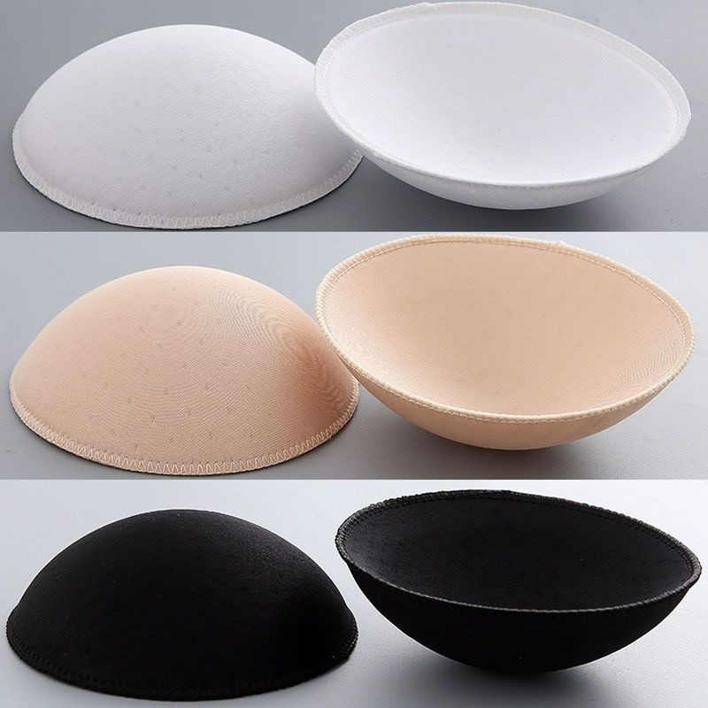 Push Up Bra Silicone - แผ่นเสริมบราแบบดันทรง ทรงกลม สำหรับชุดชั้นในไร้รอยต่อ ชุดโยคะ ชุดกีฬา ชุดว่ายน้ำ