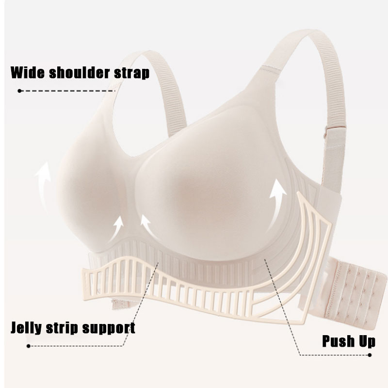 Full Coverage Bra - บราไร้โครงขนาดใหญ่ ครอบคลุมเต็มที่ ใส่สบาย ไม่มีโครงเหล็ก ยกกระชับทรงสวย ไซส์