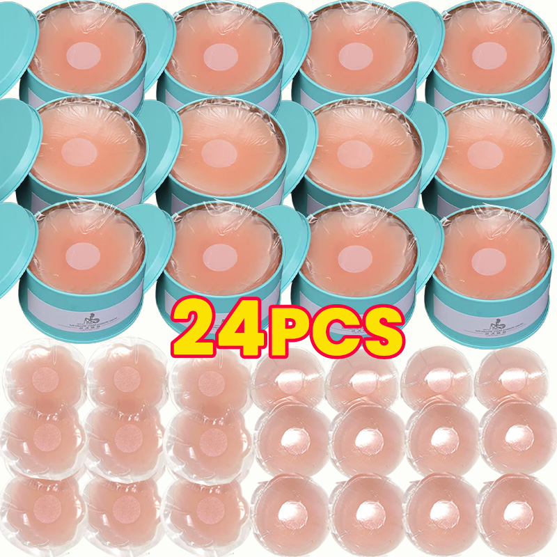 Push Up Bra Silicone - แผ่นปิดจุกนมแบบซิลิโคนไร้สายสำหรับผู้หญิง ปี 2026 ใช้ซ้ำได้ ยกกระชับหน้าอก มองไม่เห็น
