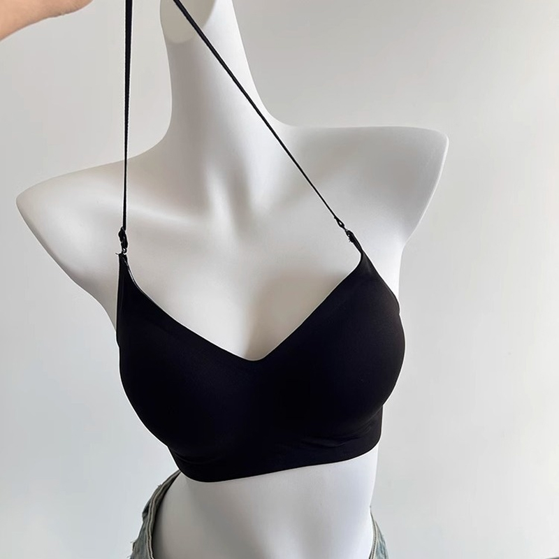 Convertible Bra Multiway - บราเล็ตต์ไร้ตะเข็บสำหรับผู้หญิง แบบหลายสไตล์ สายคล้องคอ ดันทรง ไร้สายหลัง สไตล์อเมริกัน