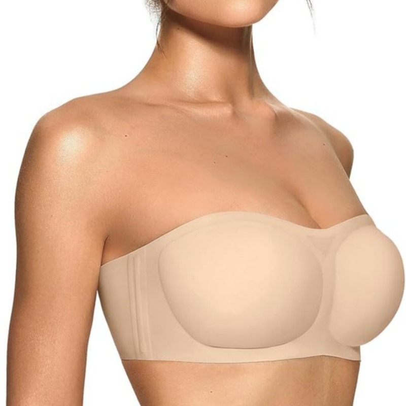 Wirefree Bra Comfort - บราไร้สายสำหรับผู้หญิง พร้อมฟังก์ชั่นดันทรง ไม่ลื่น กระชับสบาย ระบายอากาศได้ดี สีพื้น