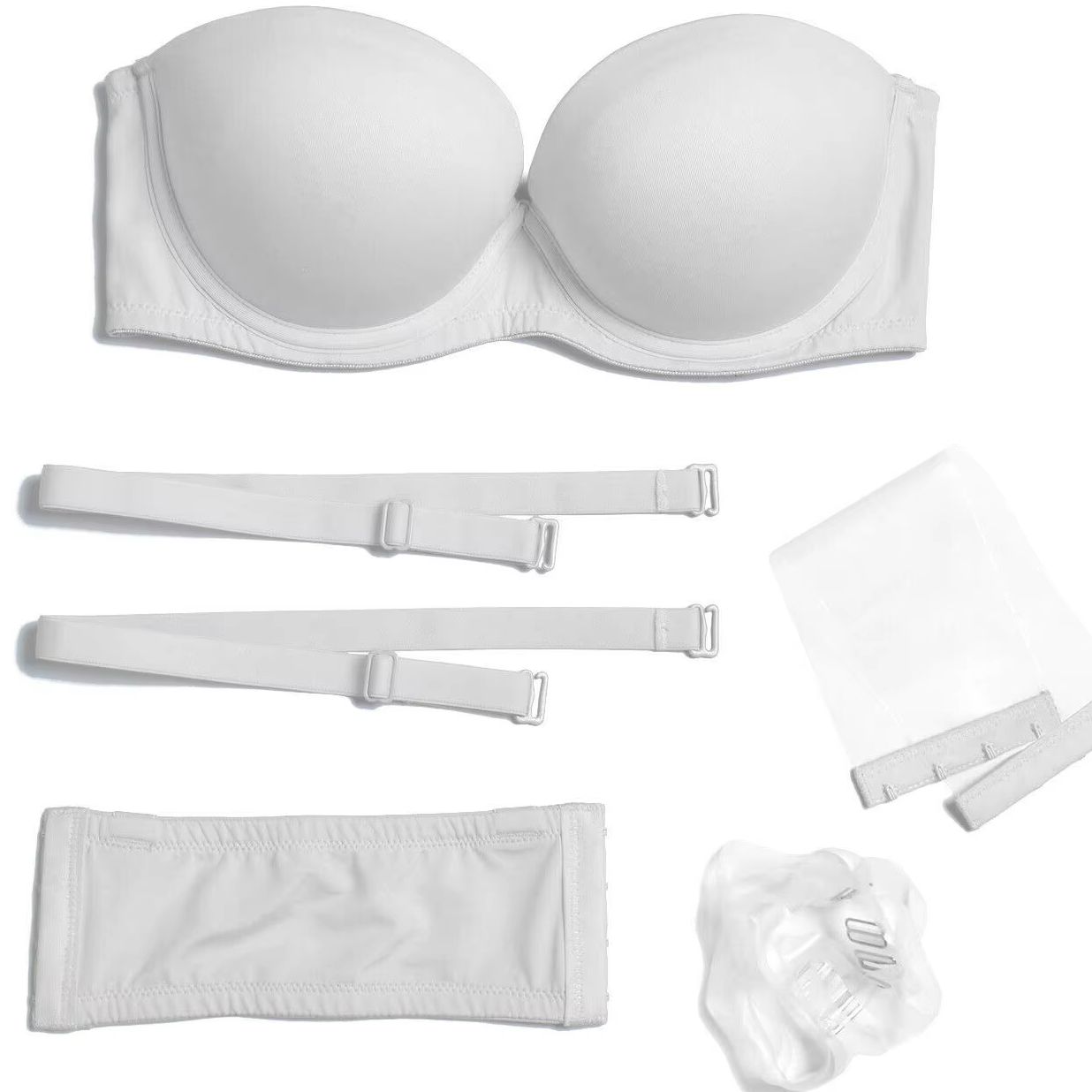 Convertible Bra Multiway - บราใหม่ปี 2026 บราไร้สายสำหรับผู้หญิง เซ็กซี่ โชว์หลัง บราไขว้หลังต่ำ