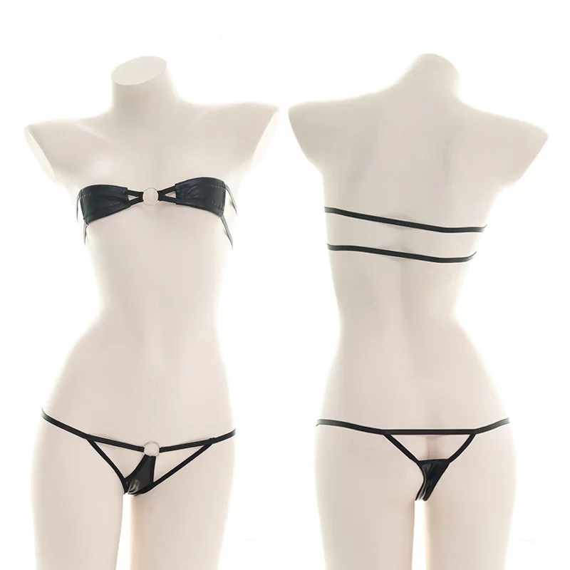 Sheer Mesh Bra - อะนิเมะคอสเพลย์ผู้หญิงบิกินี่ยืดหยุ่นสูงชุดบราจีสตริงชุดว่ายน้ำชุดว่ายน้ำชุดนอนชุดชั้นในว่ายน้ำชายหาด