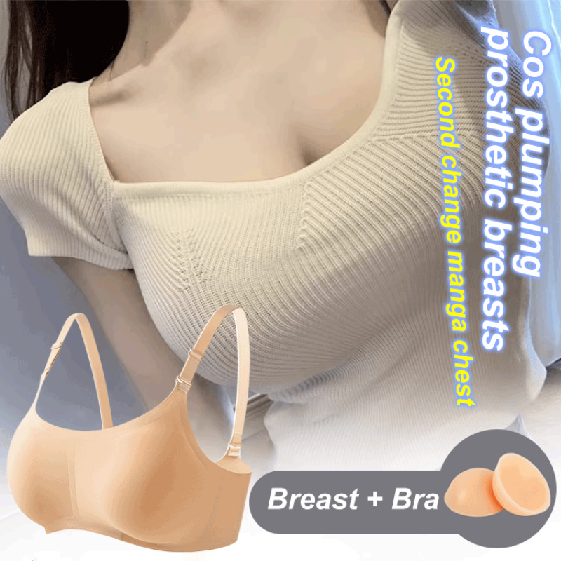 Mastectomy Bra Pocket - ซิลิโคนเสริมหน้าอกปลอม สำหรับคอสเพลย์ แผ่นเสริมหน้าอกจำลอง สำหรับผู้หญิง ผู้ที่ต้องการแปลงเพศ และผู้ที่ผ่าตัดเต้านม