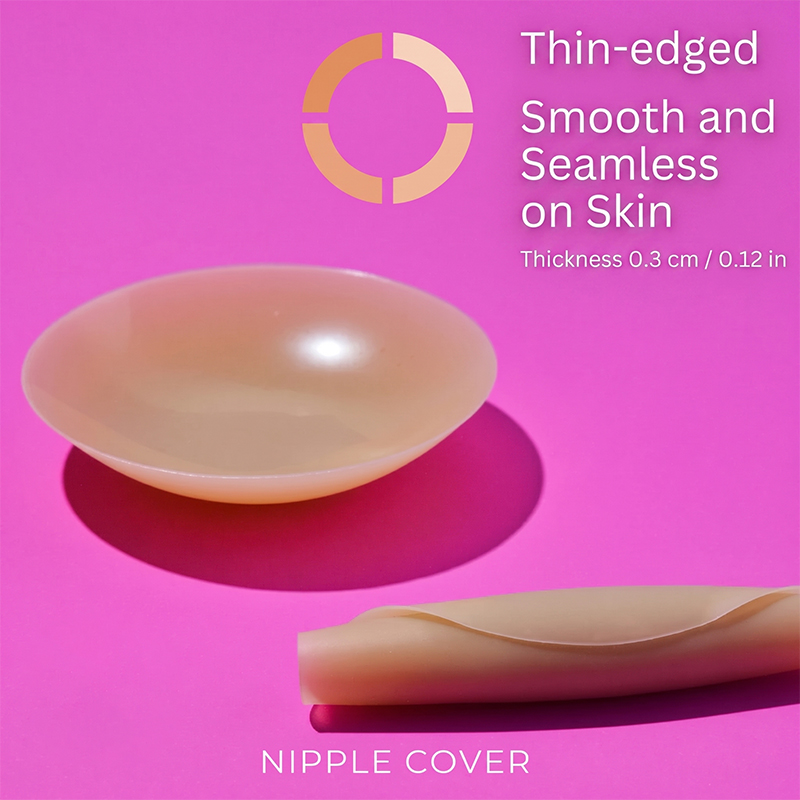 แผ่นปิดจุกนมแบบมีกาวในตัวแบบมอ - Strapless Bra Adhesive บทวิจารณ์และราคา