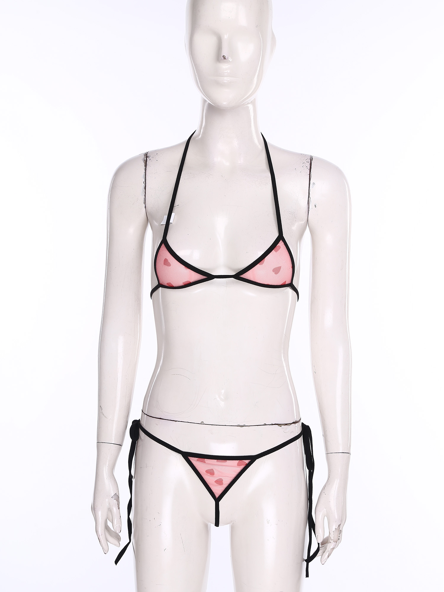 ชุดชั้นในบิกินี่ไมโครมินิสำหรั - Sheer Mesh Bra บทวิจารณ์และราคา