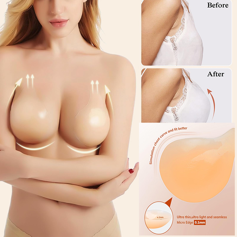 1/2 คู่ผู้หญิง Sticky Bra Push - Strapless Bra Adhesive บทวิจารณ์และราคา