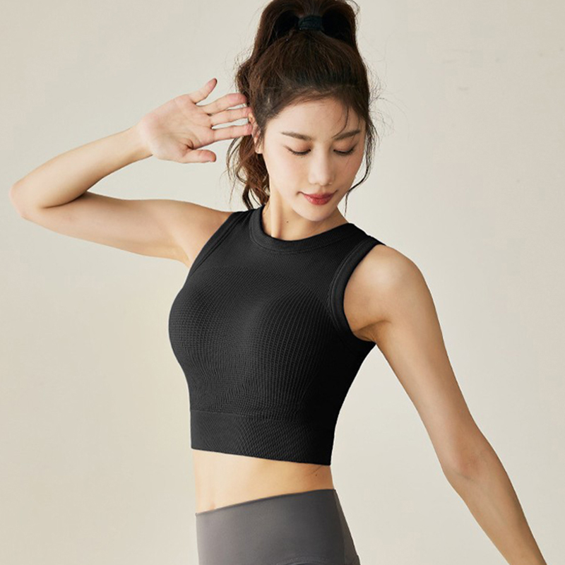 เสื้อกล้ามโยคะสีลูกกวาดสำหรับผ - T Shirt Bra Seamless บทวิจารณ์และราคา
