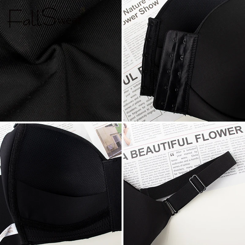 บราไร้โครงแบบติดตะขอด้านหน้าสำ - Minimizer Bra Women บทวิจารณ์และราคา