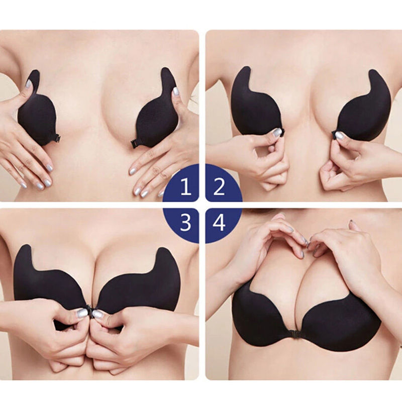 บราไร้สายแบบแปะติดสำหรับผู้หญิ - Backless Bra Sticky บทวิจารณ์และราคา