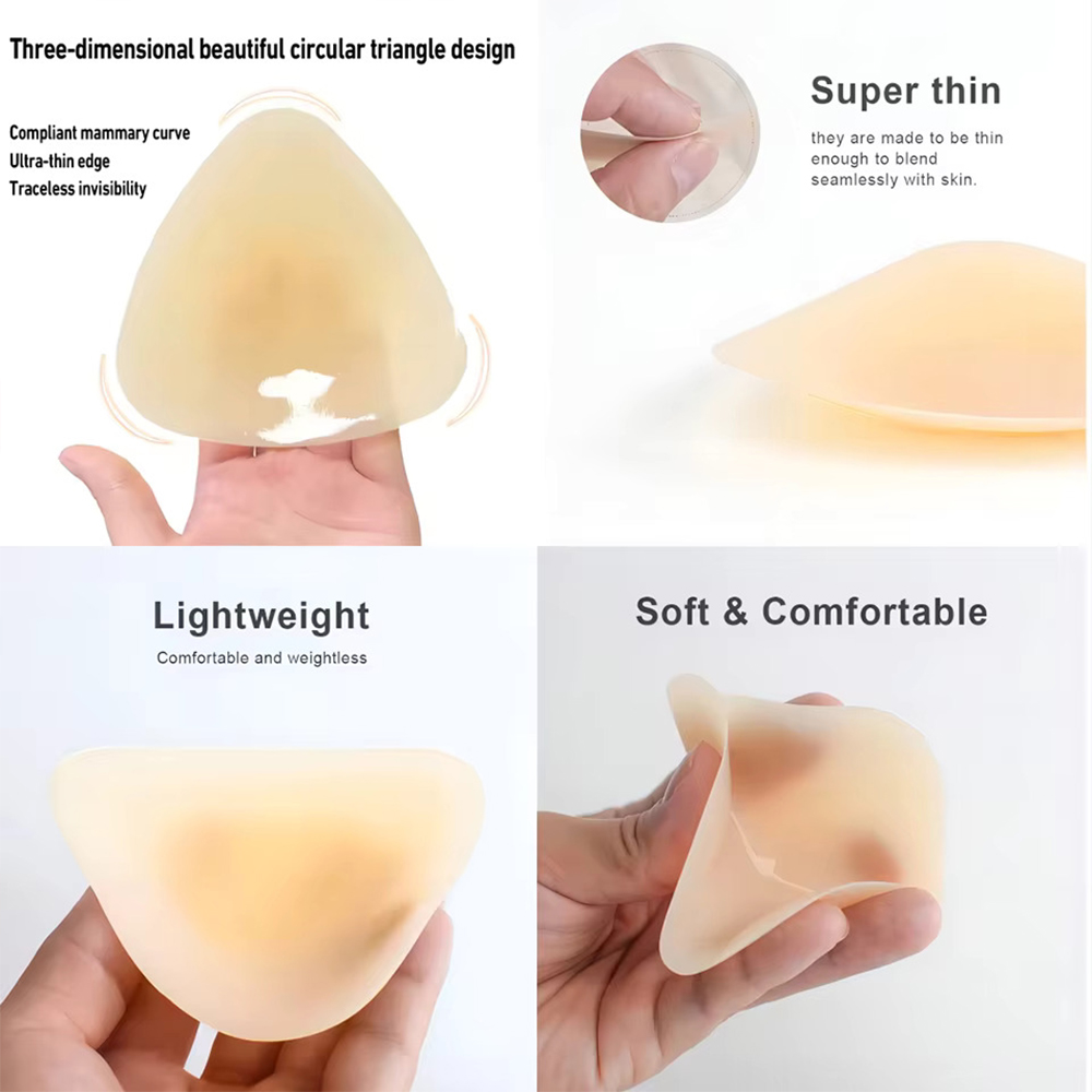 แผ่นปิดจุกนมซิลิโคนรูปสามเหลี่ - Backless Bra Sticky บทวิจารณ์และราคา