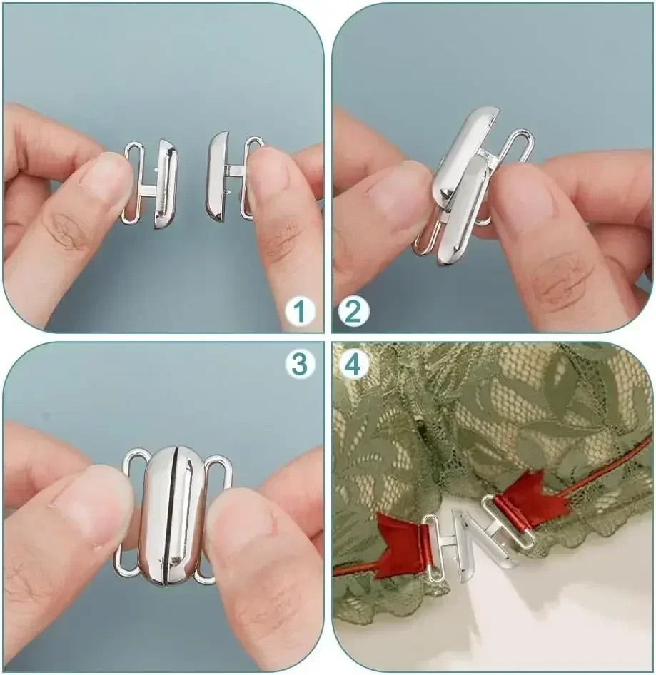 12 ชุด 3 สีปิดด้านหน้าบิกินี่  - Nursing Bra Clip บทวิจารณ์และราคา