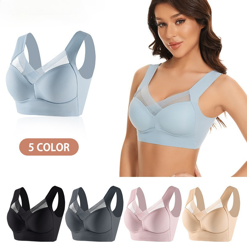 บราไร้โครง ไซส์ใหญ่พิเศษ L-6XL - Underwire Bra Padded บทวิจารณ์และราคา