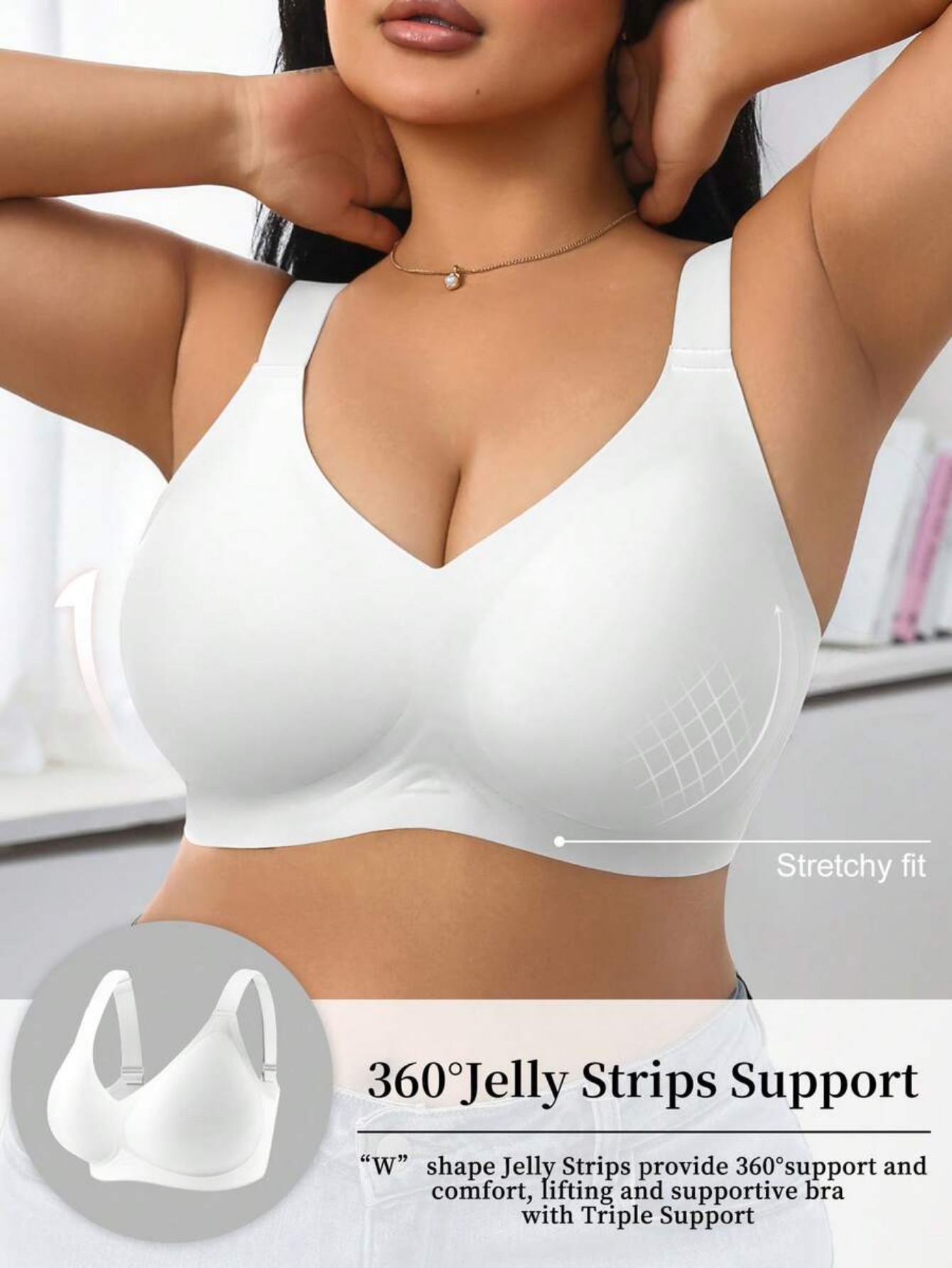 สปอร์ตบราสำหรับผู้หญิงแบบซัพพอ - Wirefree Bra Comfort บทวิจารณ์และราคา
