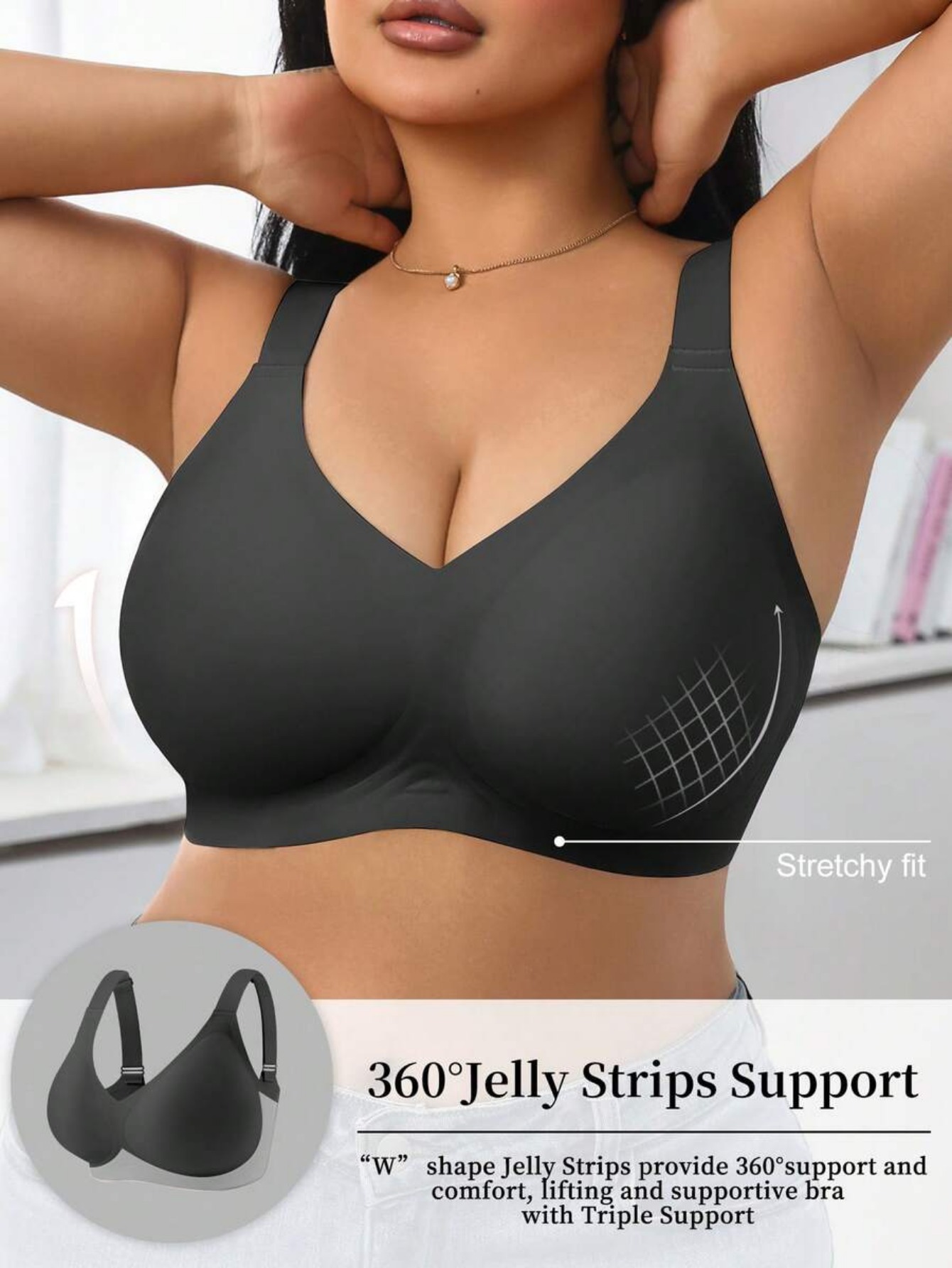 สปอร์ตบราสำหรับผู้หญิงแบบซัพพอ - Wirefree Bra Comfort บทวิจารณ์และราคา