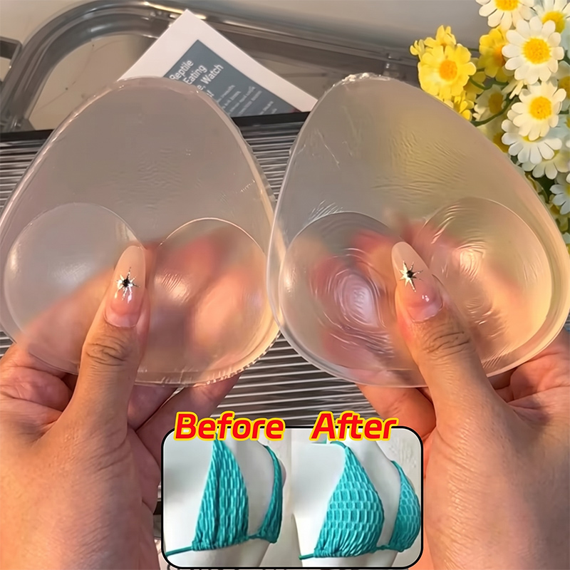 แผ่นเสริมบราซิลิโคนแบบหรูหรา 1 - Push Up Bra Silicone บทวิจารณ์และราคา