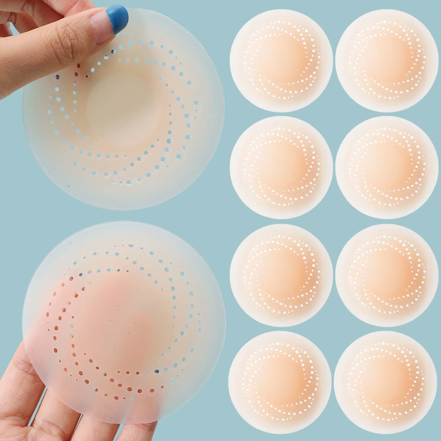 แผ่นปิดจุกนมซิลิโคนแบบแปะติดเอ - Strapless Bra Adhesive บทวิจารณ์และราคา
