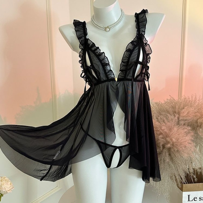 ชุดนอนผู้หญิง ชุดชั้นในลูกไม้  - Lace Bralette Set บทวิจารณ์และราคา