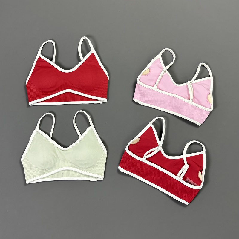 เสื้อชั้นในโยคะแบบมีสายรัดคอวี - Sports Bra Racerback บทวิจารณ์และราคา