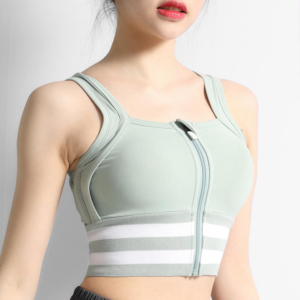 เสื้อชั้นในกีฬาไนลอนแบบซิปด้าน - Full Coverage Bra บทวิจารณ์และราคา