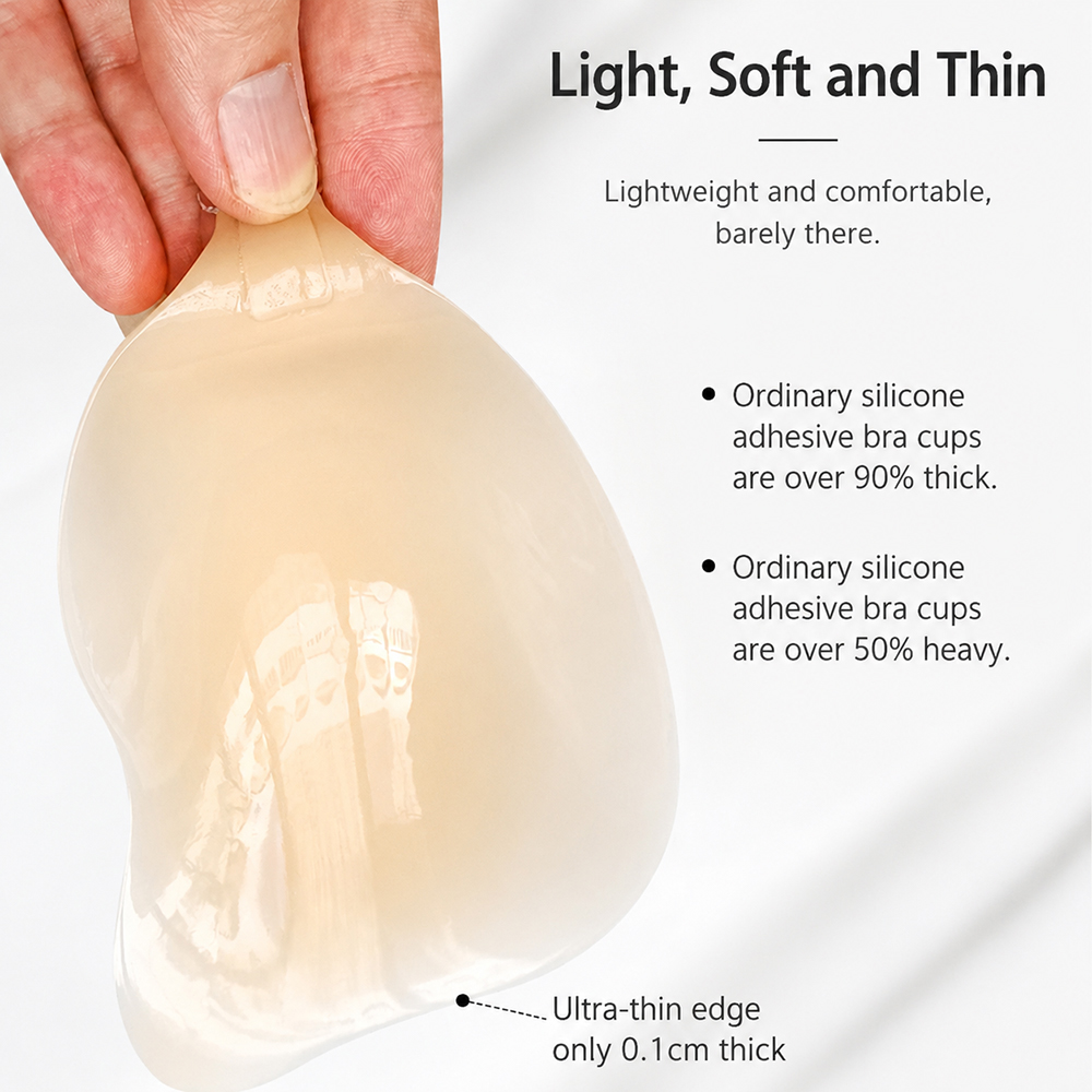 บราซิลิโคนแบบมีกาวในตัว บราแบบ - Backless Bra Sticky บทวิจารณ์และราคา