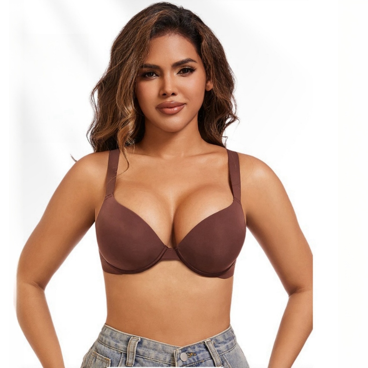 2025 ผู้หญิง PLUS ขนาด Push Up - Demi Bra Balconette บทวิจารณ์และราคา
