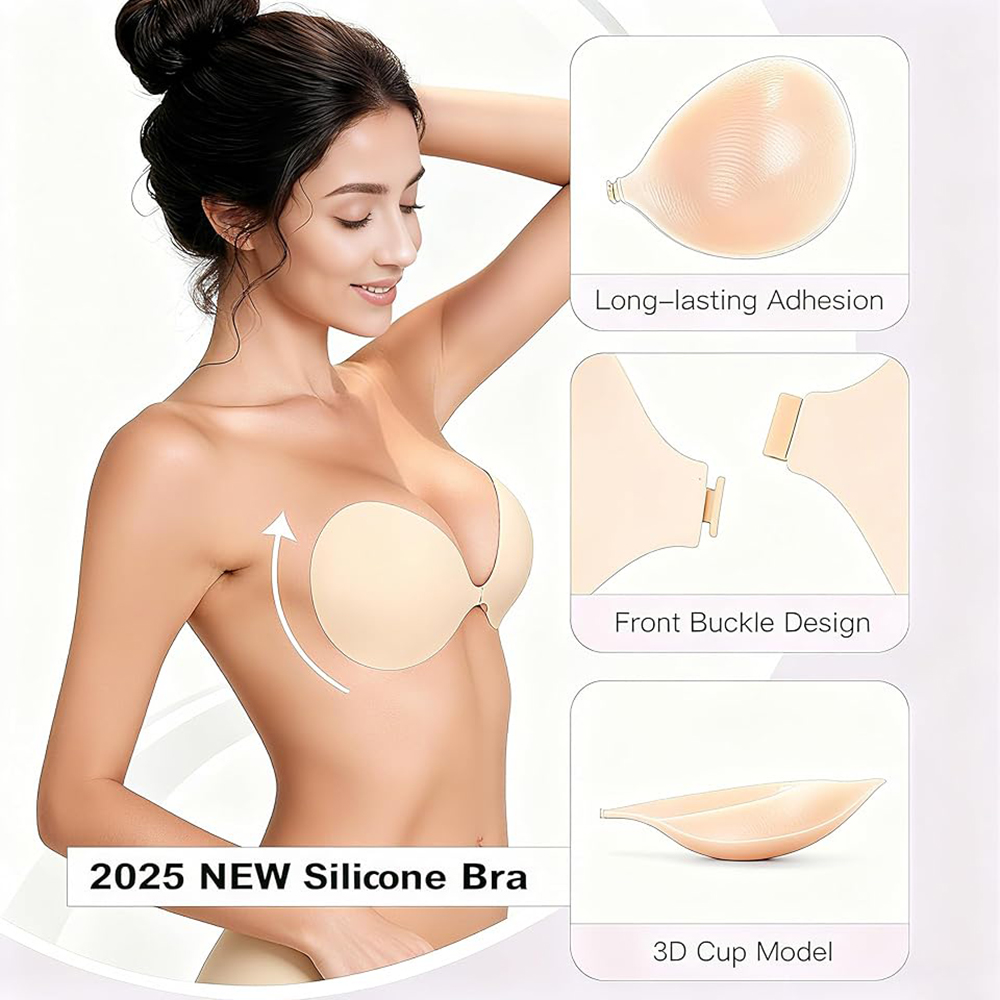 บราปีกนกแบบไม่มีสาย ซิลิโคนกาว - Backless Bra Sticky บทวิจารณ์และราคา