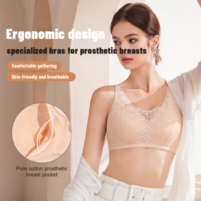KUCLUT บราสำหรับผู้หญิงหลังผ่า - Mastectomy Bra Pocket บทวิจารณ์และราคา