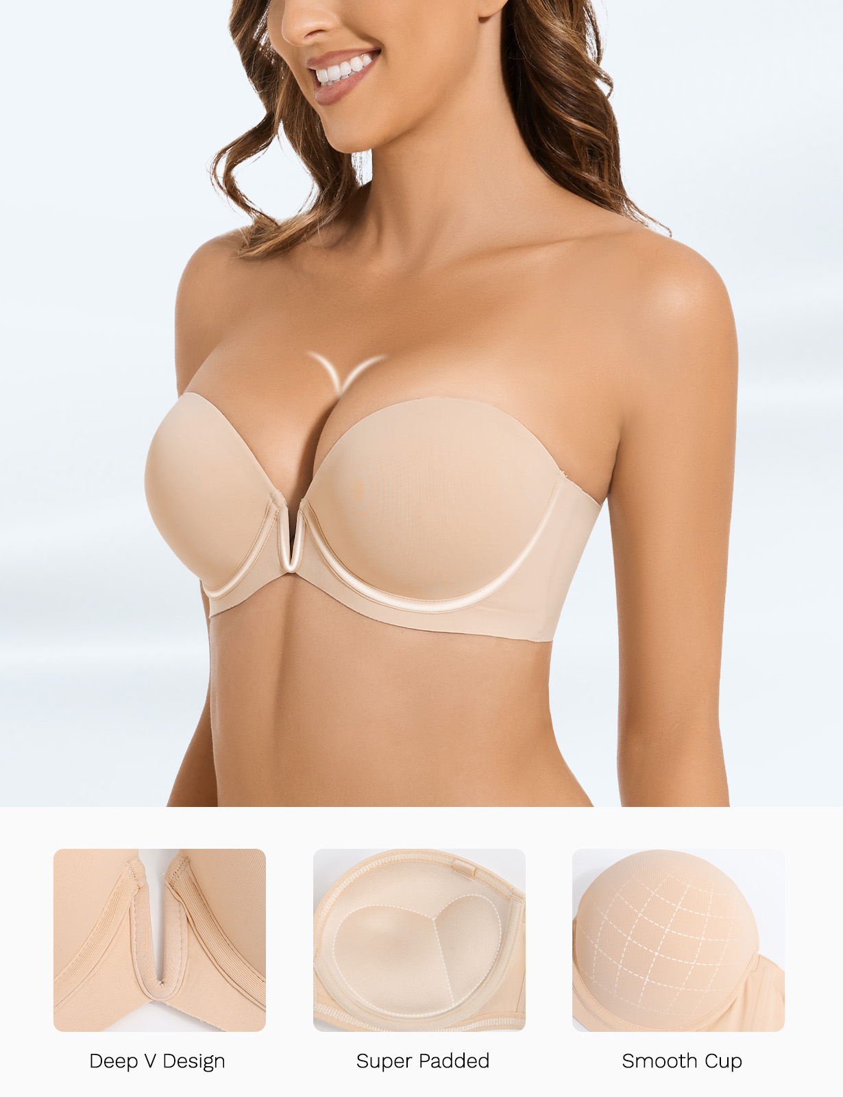 ใหม่ Bra Push Up Underwire Ult - Convertible Bra Multiway บทวิจารณ์และราคา