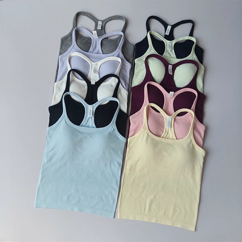 เสื้อกล้ามโยคะสำหรับผู้หญิง ฤด - T Shirt Bra Seamless บทวิจารณ์และราคา