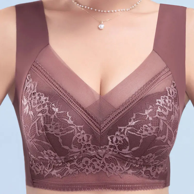 L-6L ผู้หญิงขนาดใหญ่ Bra Push  - Full Coverage Bra บทวิจารณ์และราคา