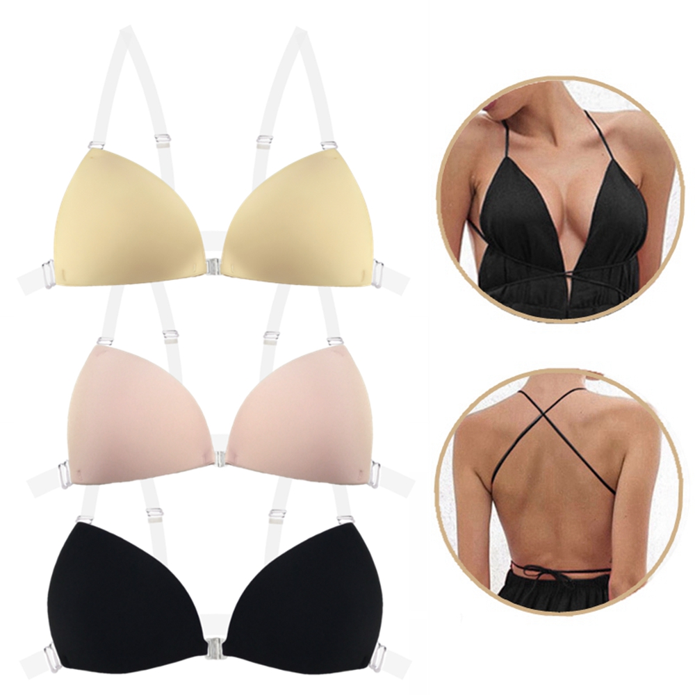 บราซิลิโคนแบบแปะสำหรับผู้หญิง  - Backless Bra Sticky บทวิจารณ์และราคา
