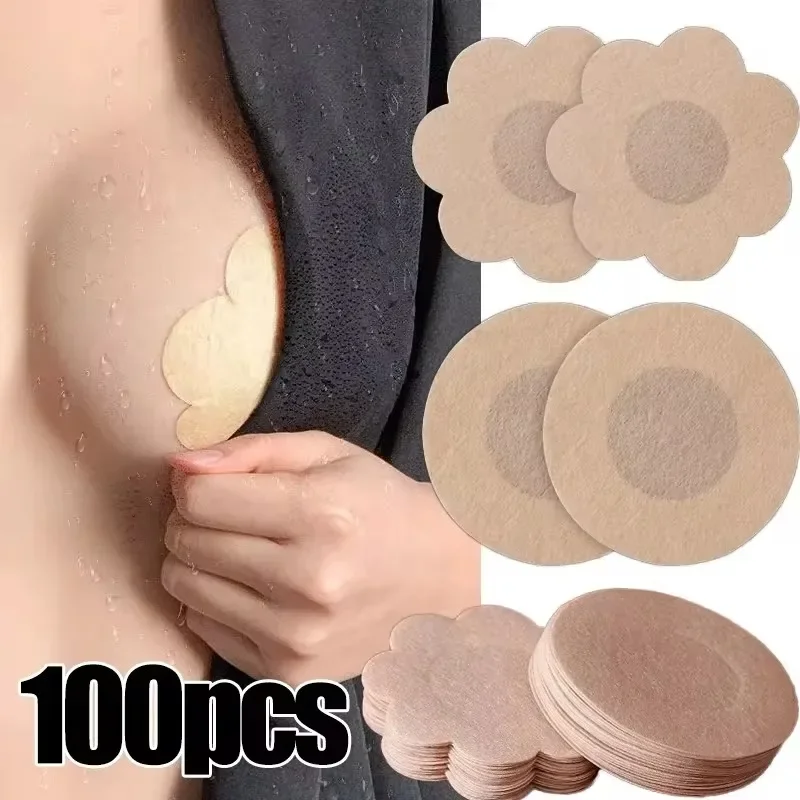 10/100pcs ผู้หญิงฝาครอบหัวนม S - Strapless Bra Adhesive บทวิจารณ์และราคา