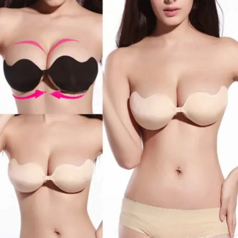 บราไร้สายแบบแปะติดสำหรับผู้หญิ - Backless Bra Sticky บทวิจารณ์และราคา