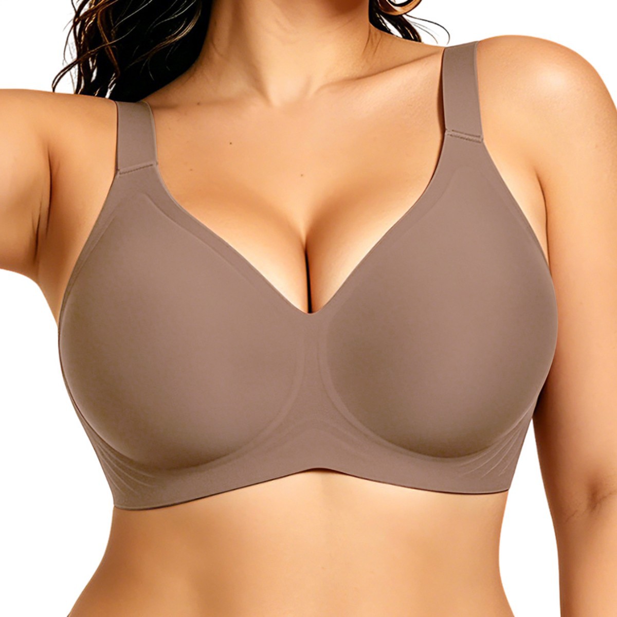บราไร้โครงสำหรับผู้หญิง แบบไร้ - Wirefree Bra Comfort บทวิจารณ์และราคา