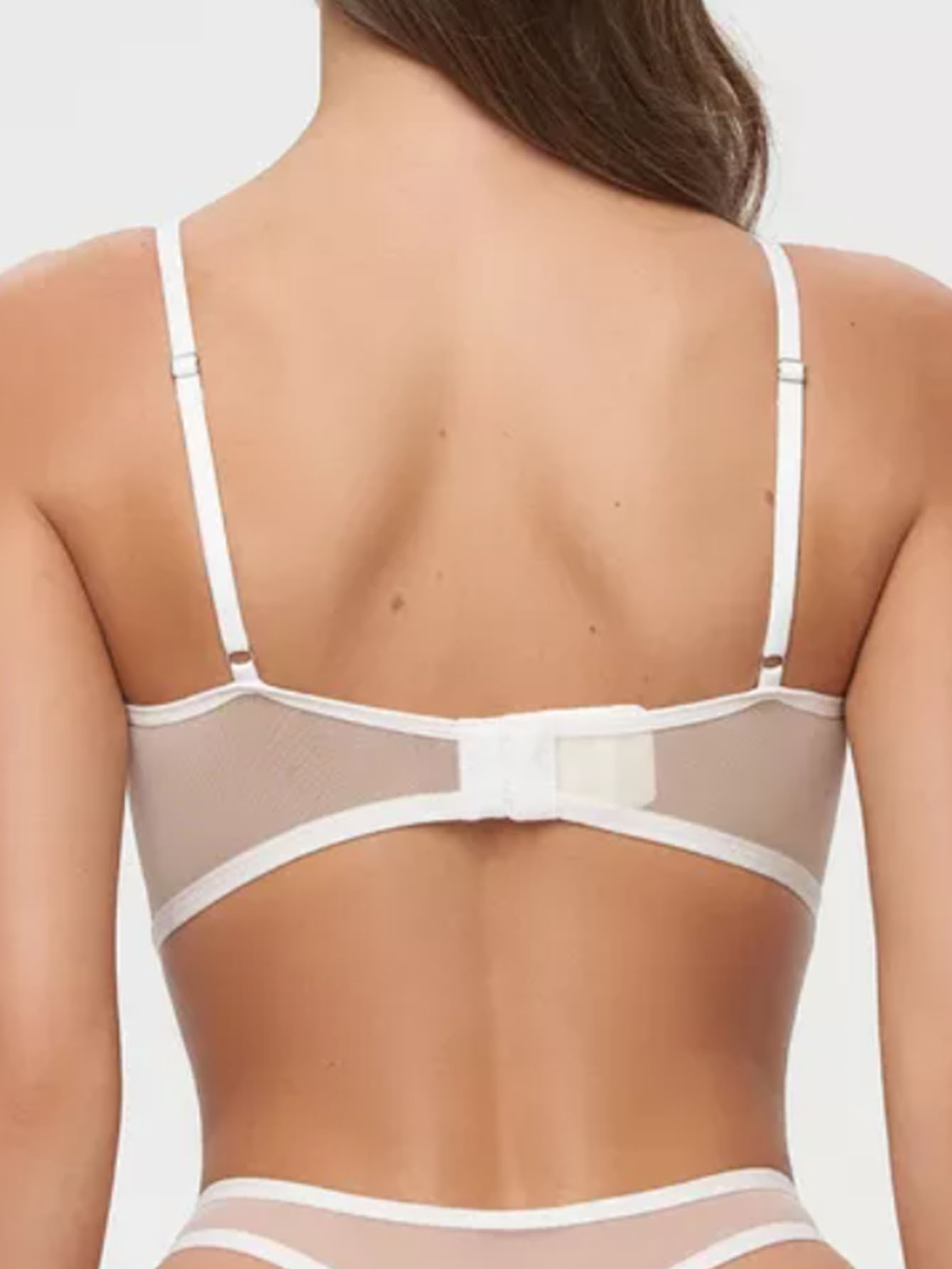 เซ็กซี่ดอกไม้ปักดอกไม้ตาข่าย U - Demi Bra Balconette บทวิจารณ์และราคา