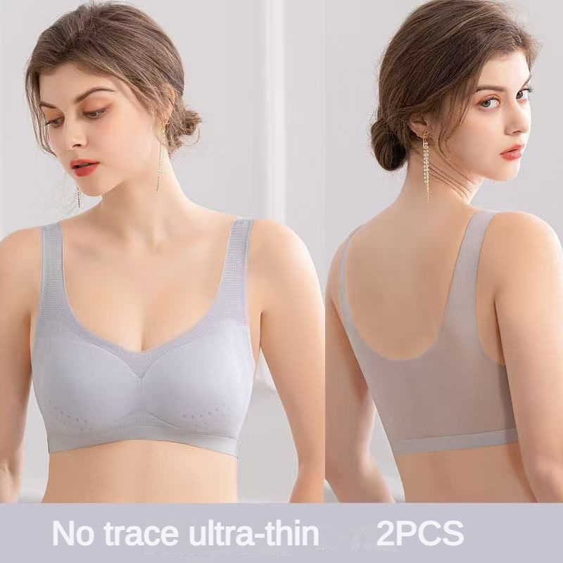 2PCS ชุดชั้นในเซ็กซี่ชุดชั้นใน - Sleep Bra Bralette บทวิจารณ์และราคา